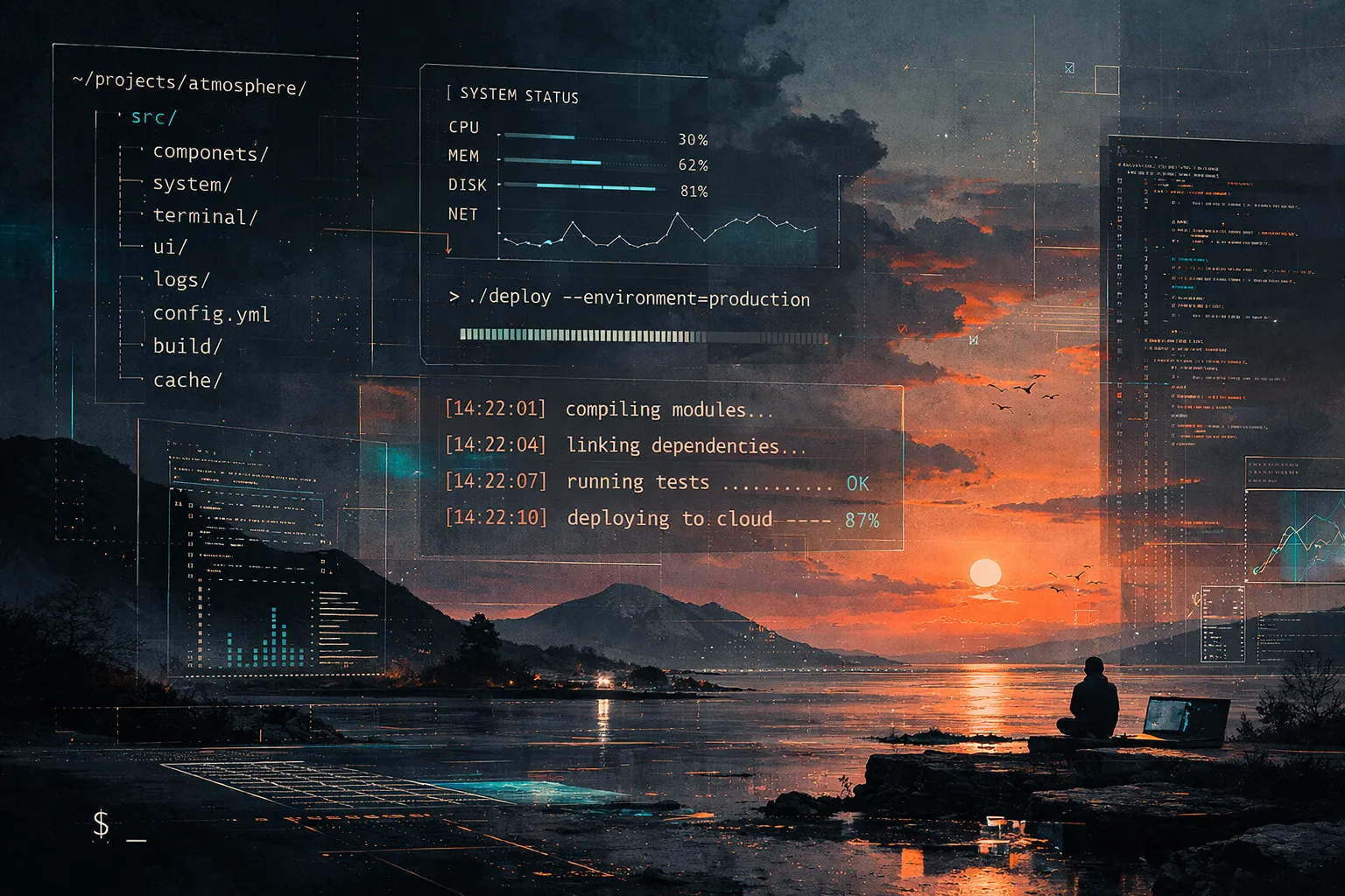 GitHub contribution graph displaying HIRE ME in green pixel art